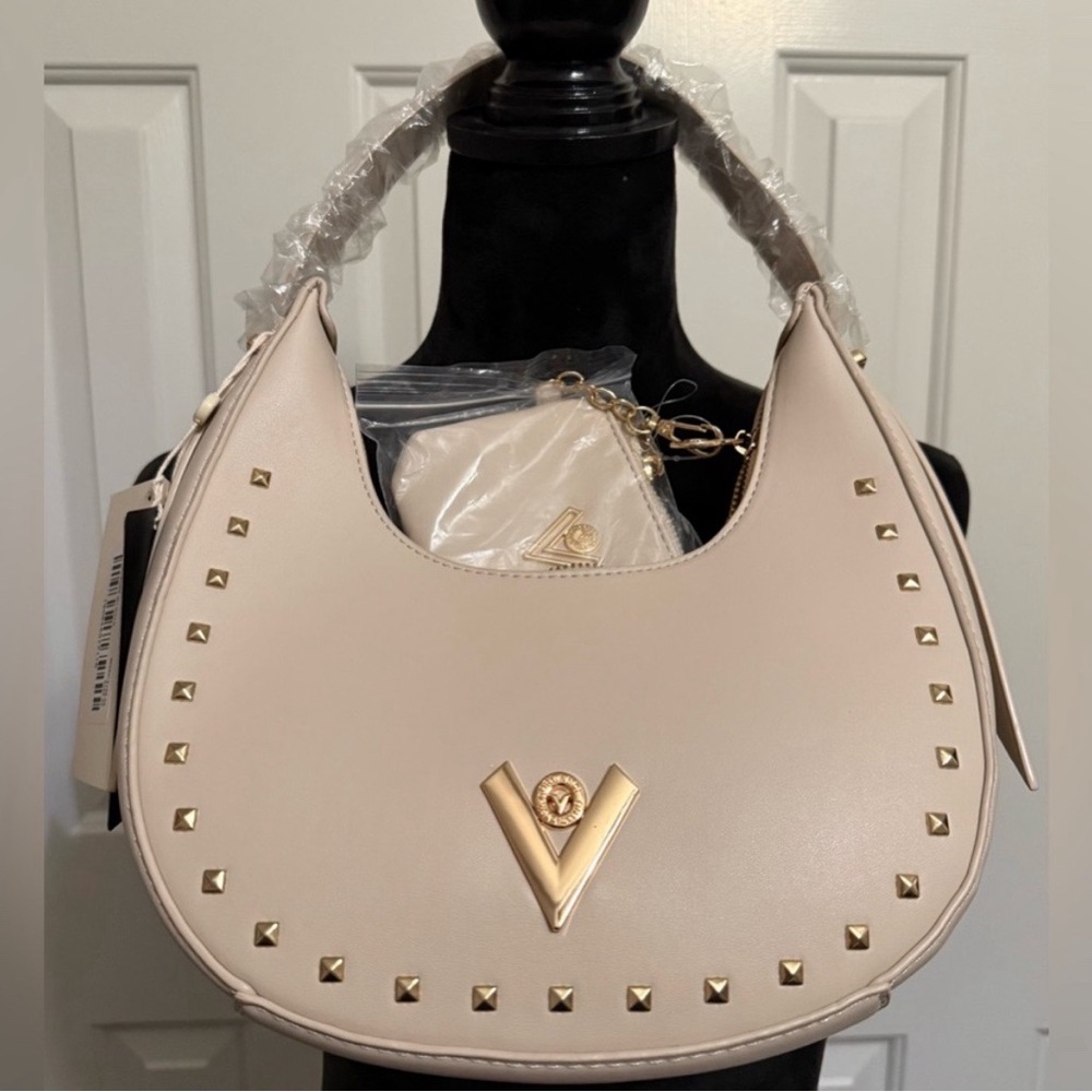 Valentino Beige Studded Women's Bag -NWT-2-piece set. Brand new with tags